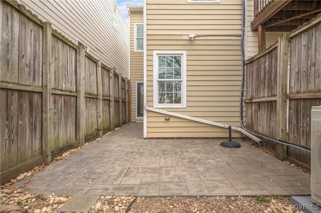 exterior space with a patio