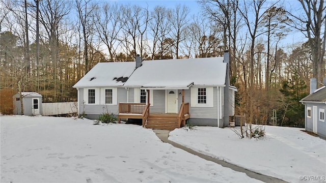 view of front of home