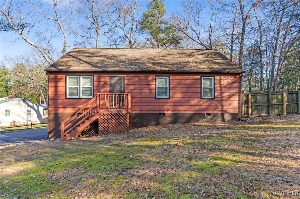 view of front of house