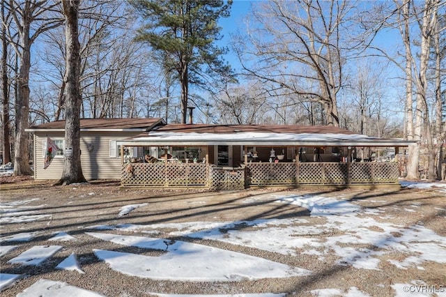 view of front of house