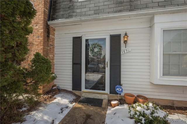 view of property entrance