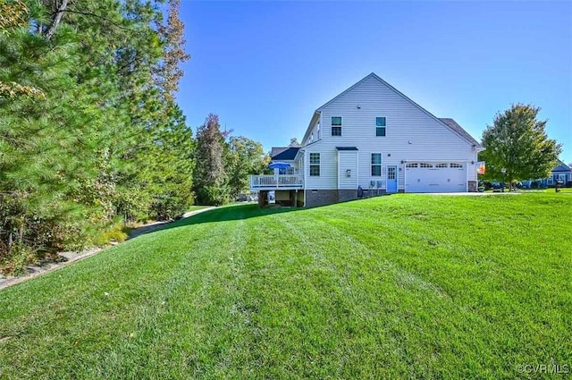 back of house featuring a yard