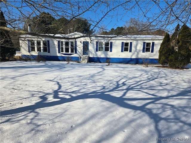 view of ranch-style home