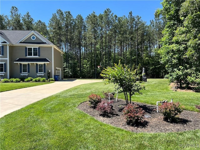 12618 Capernwray Ter, Chesterfield, VA 23838 - view of grassy yard featuring driveway
