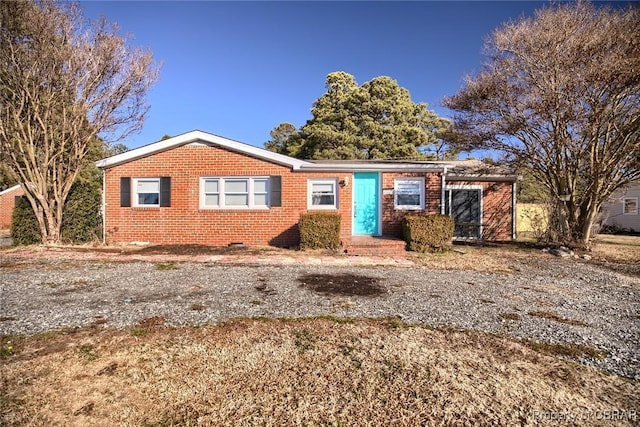 view of ranch-style house