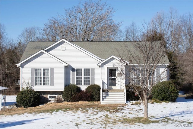 view of front of home