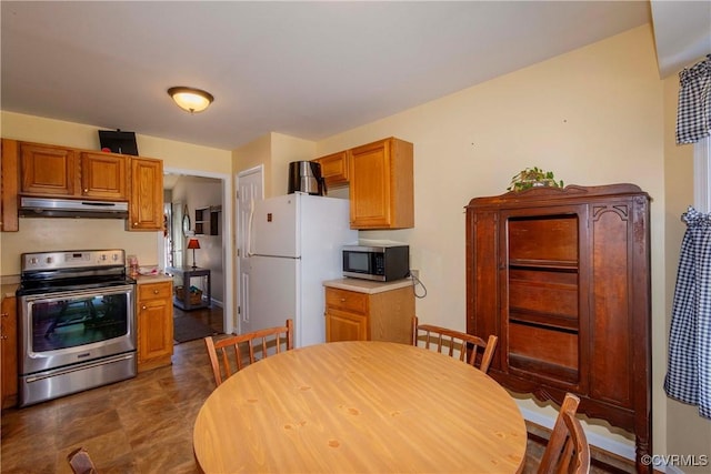 kitchen featuring appliances with stainless steel finishes