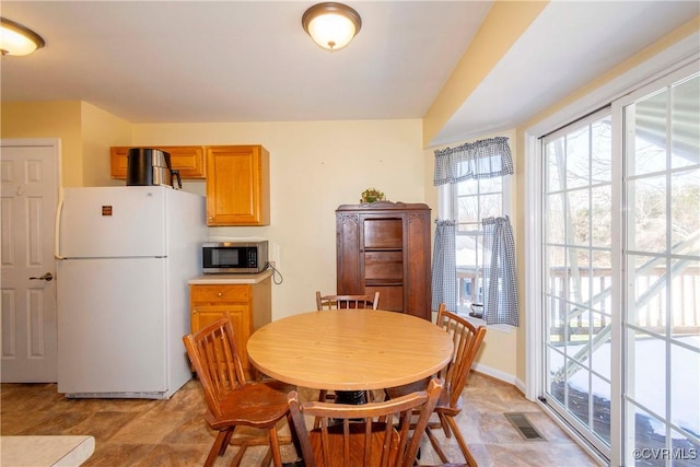 view of dining space