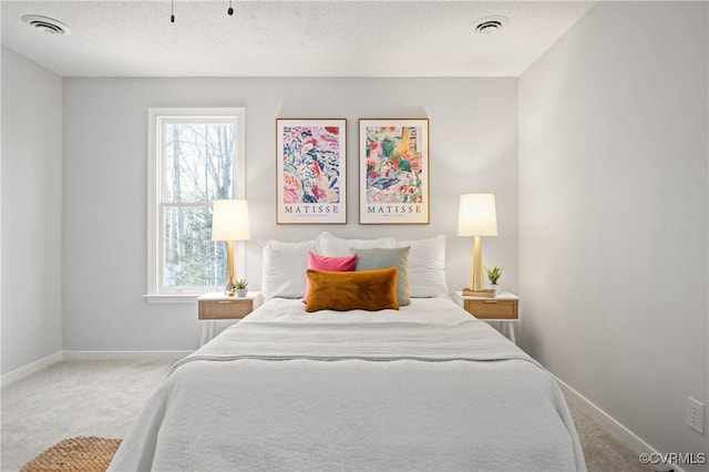 bedroom with carpet flooring