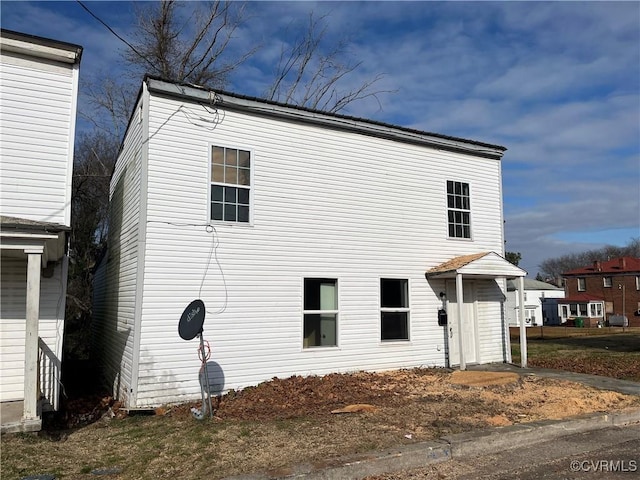 view of property exterior