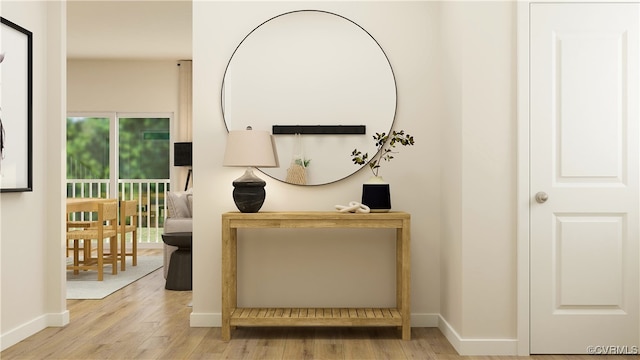 room details featuring wood-type flooring