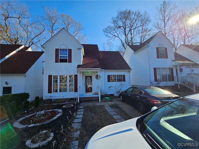 view of front of home