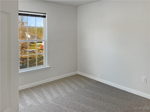 spare room with carpet flooring