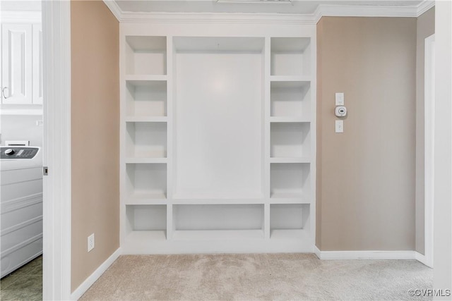 closet featuring washer / clothes dryer