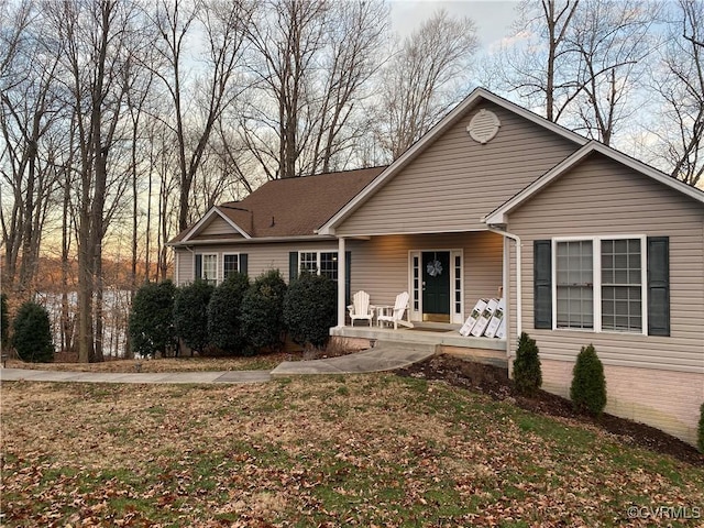 view of front of property