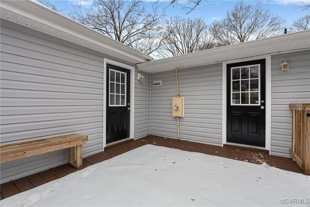 view of property entrance