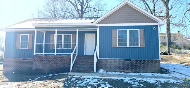 view of front of property