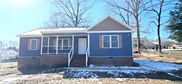 view of front of home