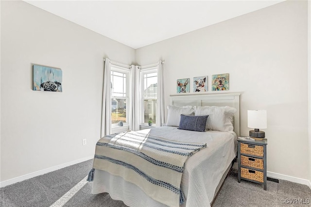 bedroom featuring carpet flooring