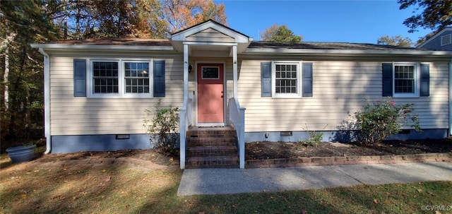 view of front of property