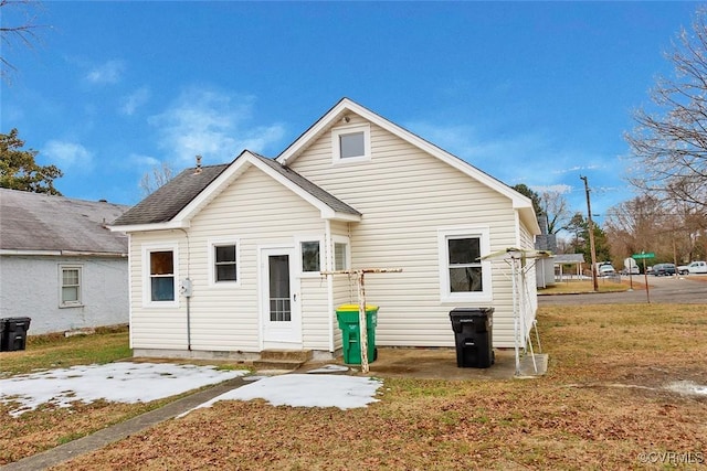 view of rear view of house