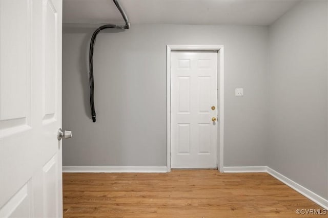 interior space featuring light hardwood / wood-style flooring