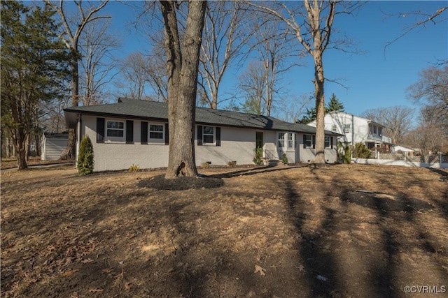 view of ranch-style house