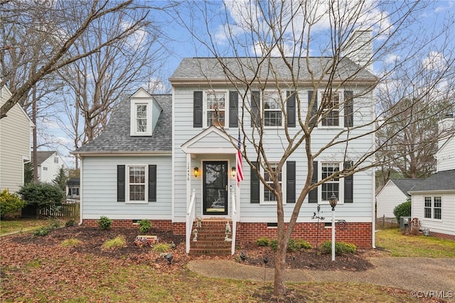 view of front of property