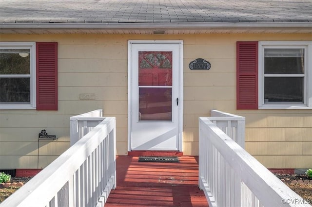 view of entrance to property