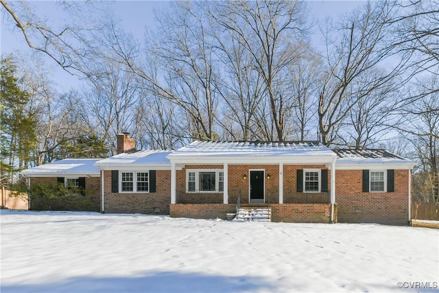 view of front of home