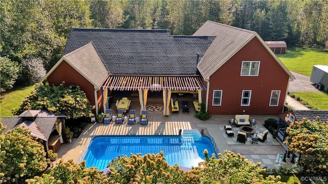 pool featuring a patio