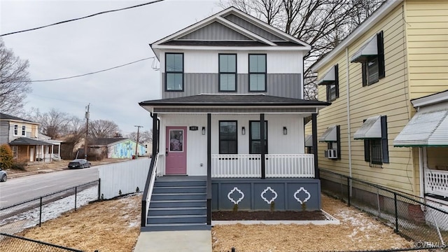 view of front of house with a porch