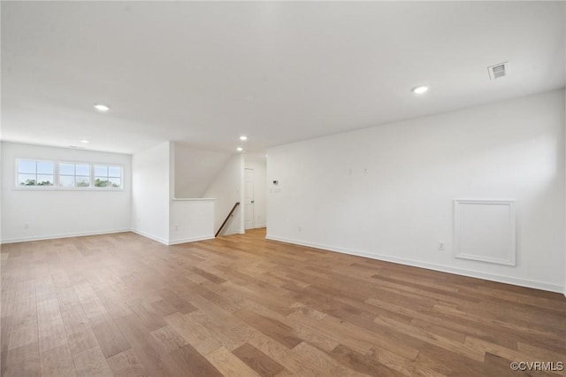 interior space featuring light hardwood / wood-style floors