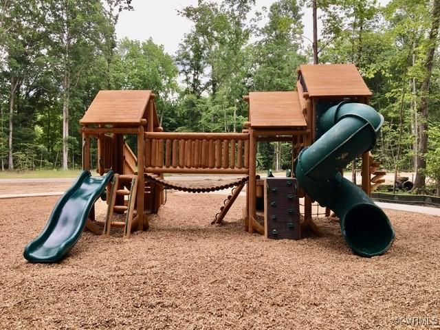 view of jungle gym