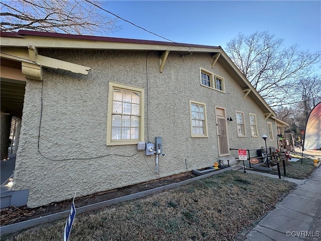 view of side of home