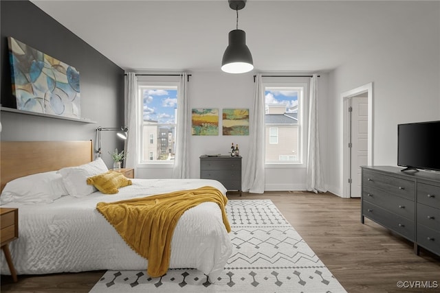 2616 Lassen Walk Unit B, Henrico, VA 23294 - bedroom with wood finished floors and baseboards