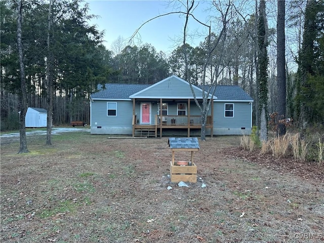 view of front of home