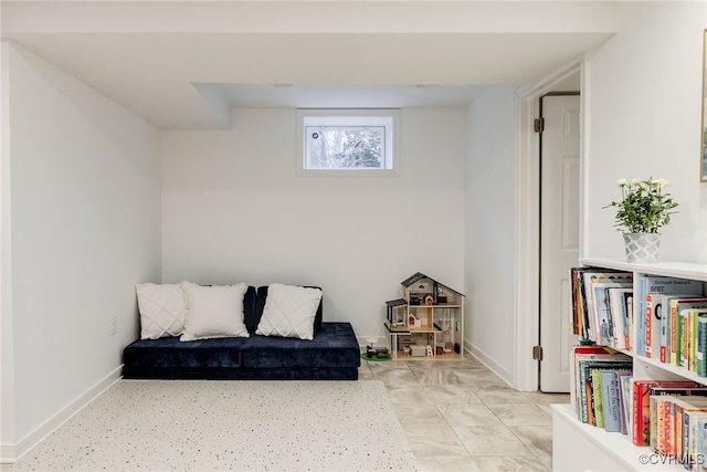 view of sitting room