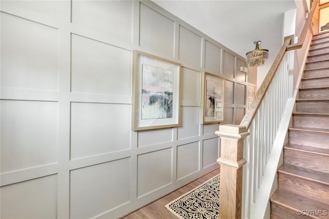 interior space featuring hardwood / wood-style floors