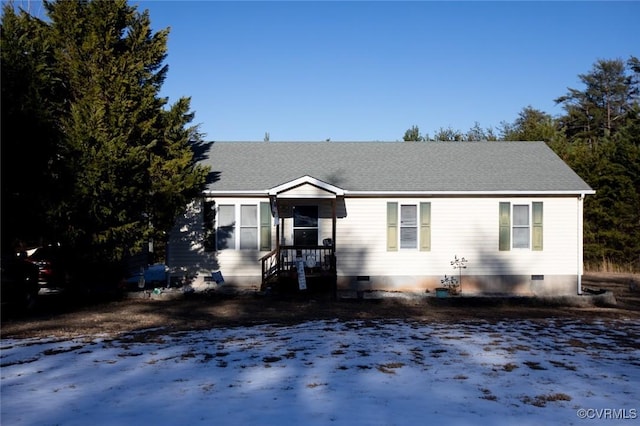 view of front of home