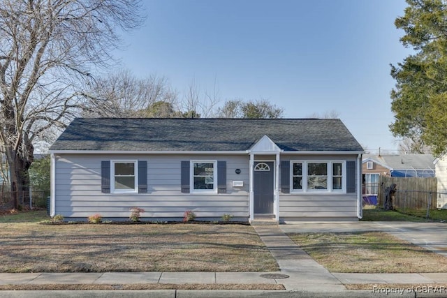 view of front of home