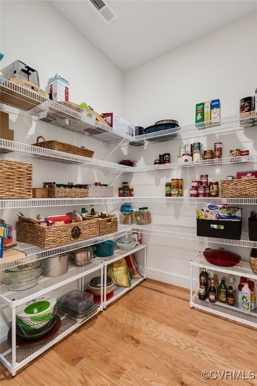 view of pantry