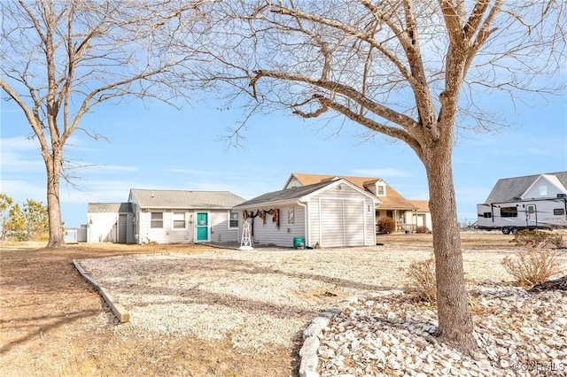 view of rear view of property