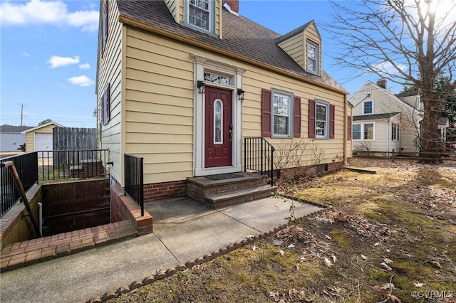 view of front of property