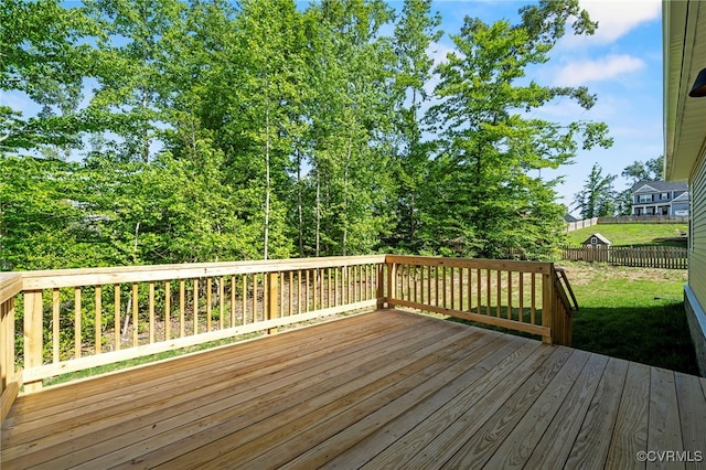 view of deck