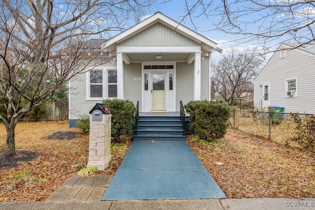 view of bungalow