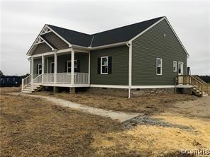 exterior space with a porch