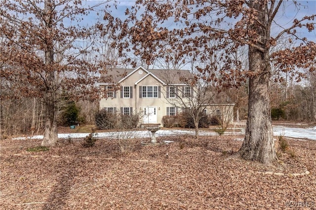 view of front of property