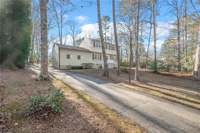 view of front of property