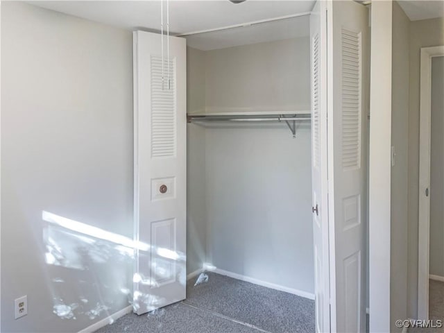 view of closet